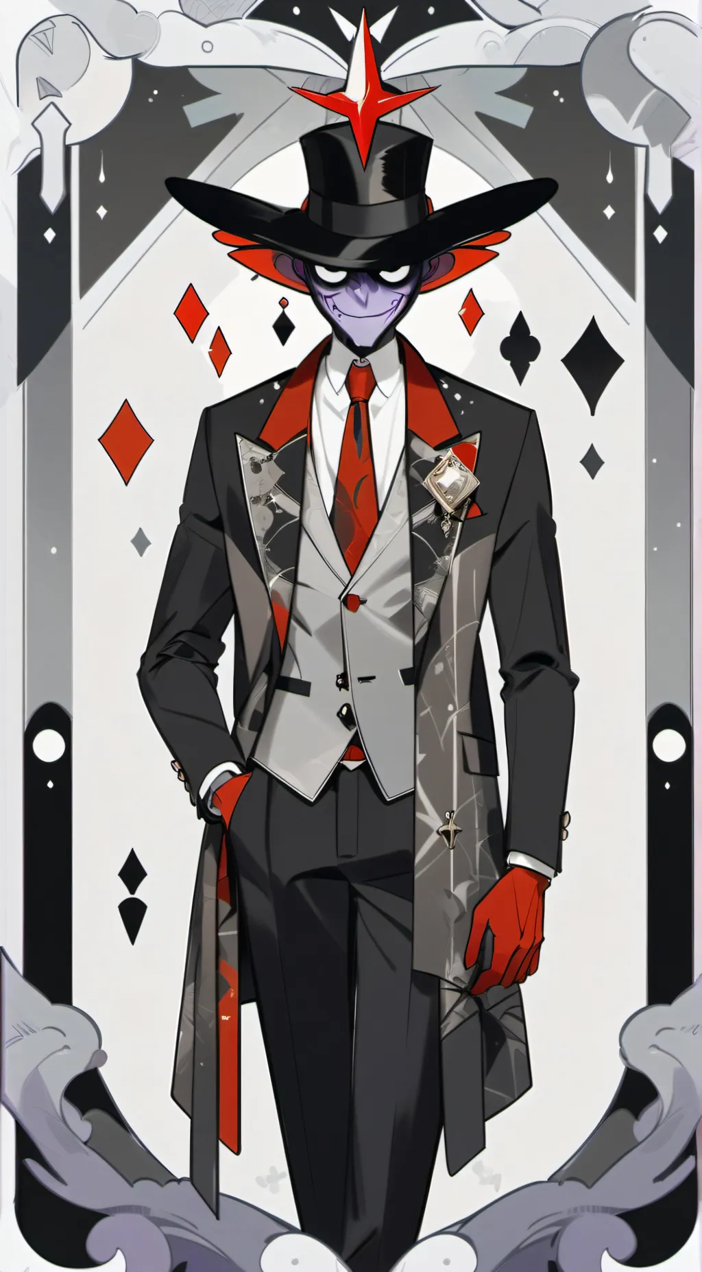 ai character: Valentino  background