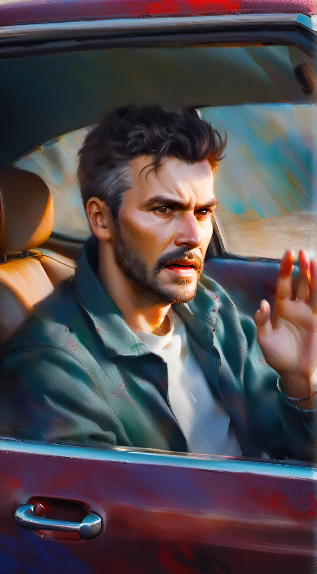 ai character: dad background
