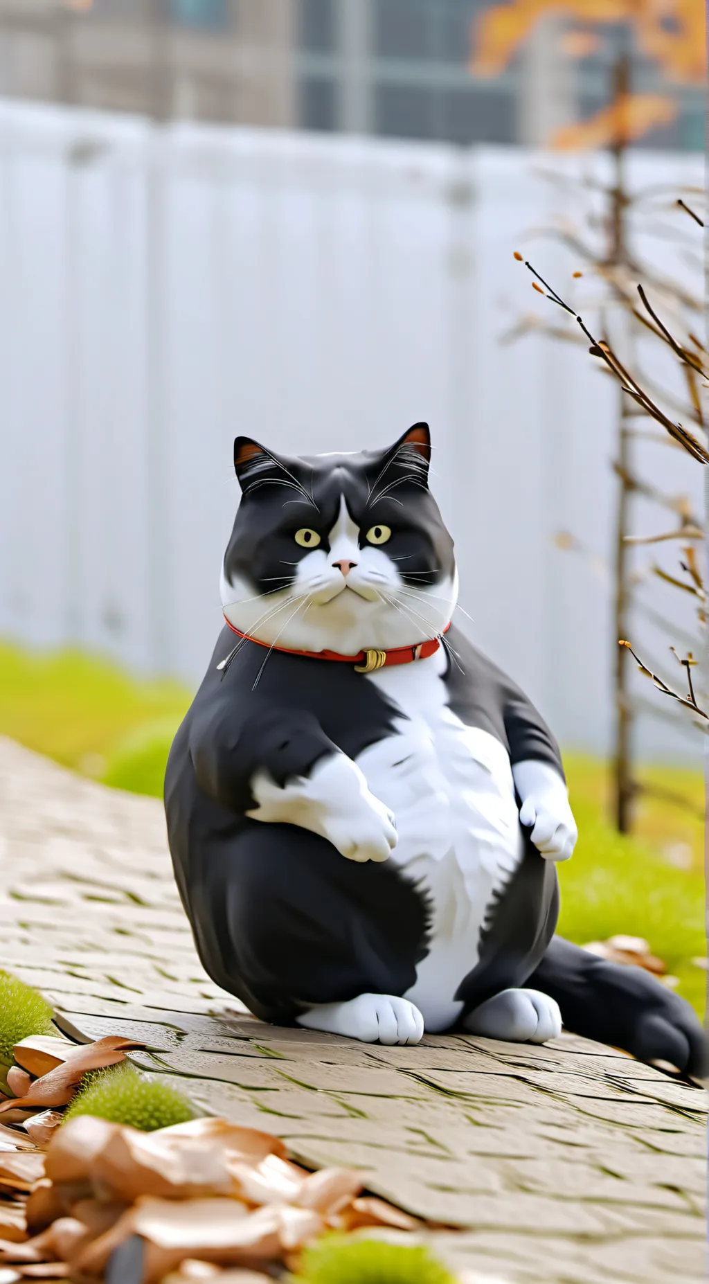 ai character: Fat Cat background