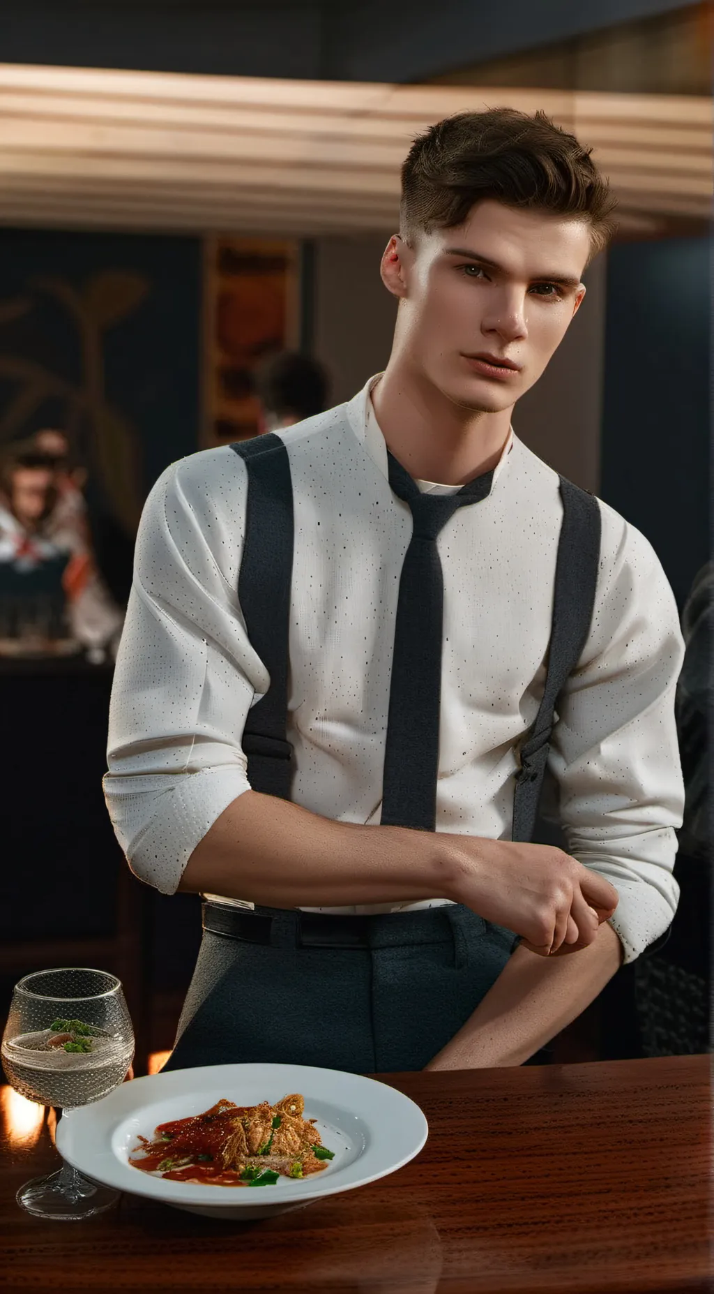 ai character: Angel  background