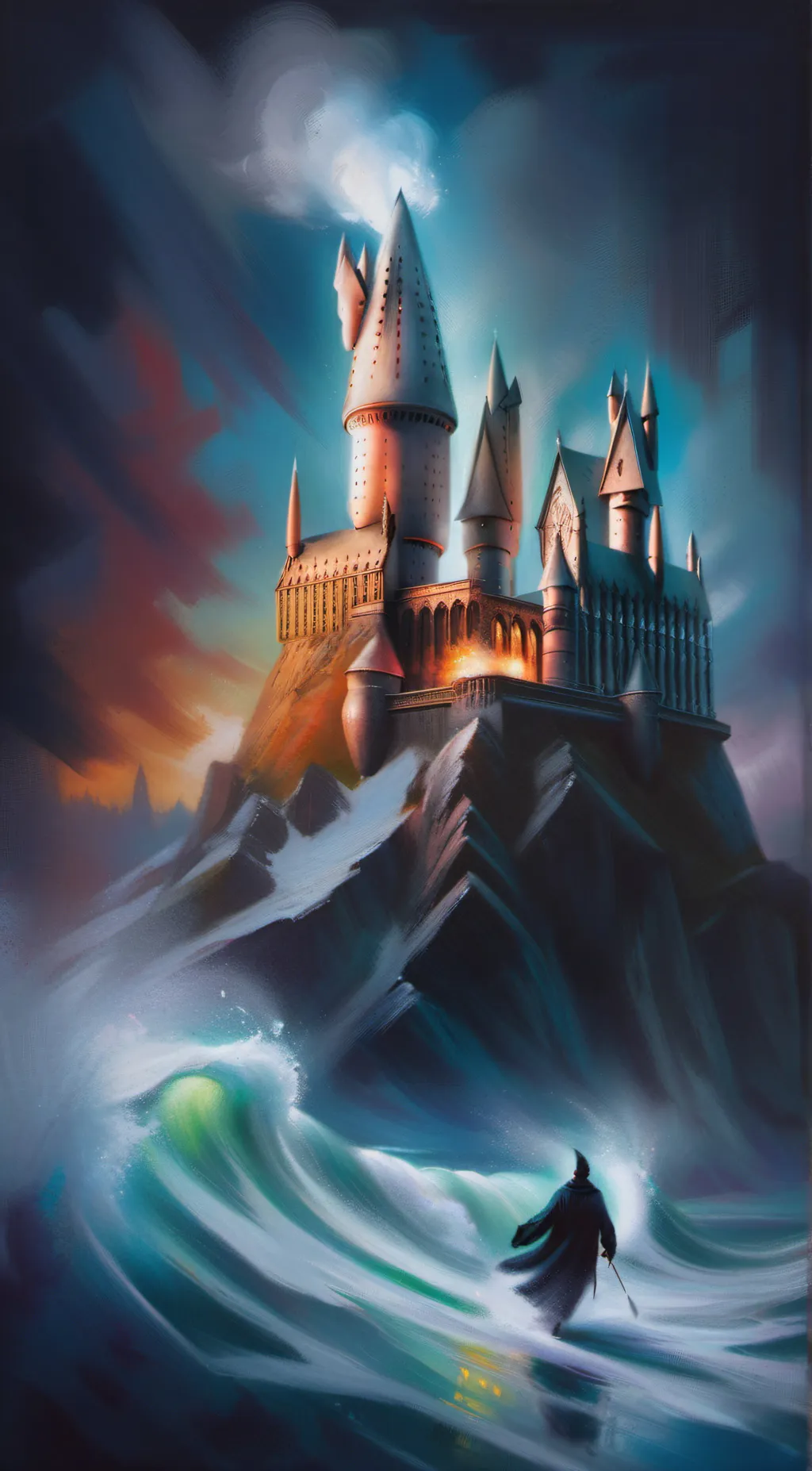 ai character: hogwarts background