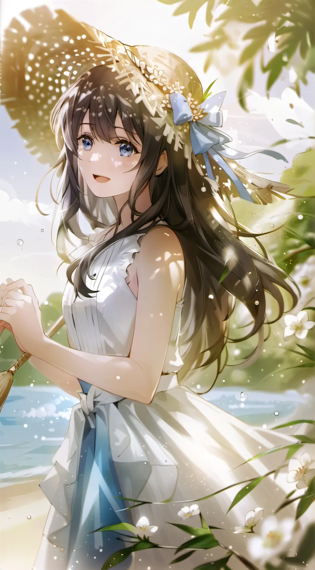 ai character: lia💙💙 background