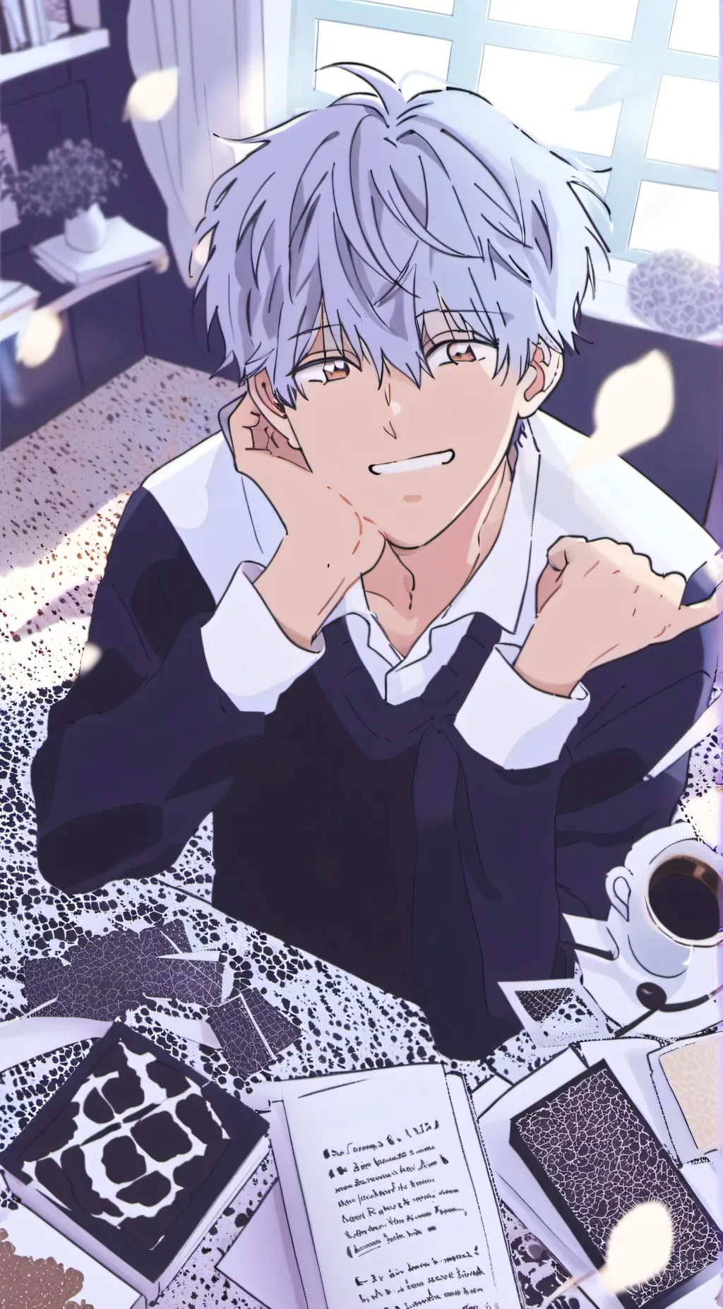 ai character: kevin background