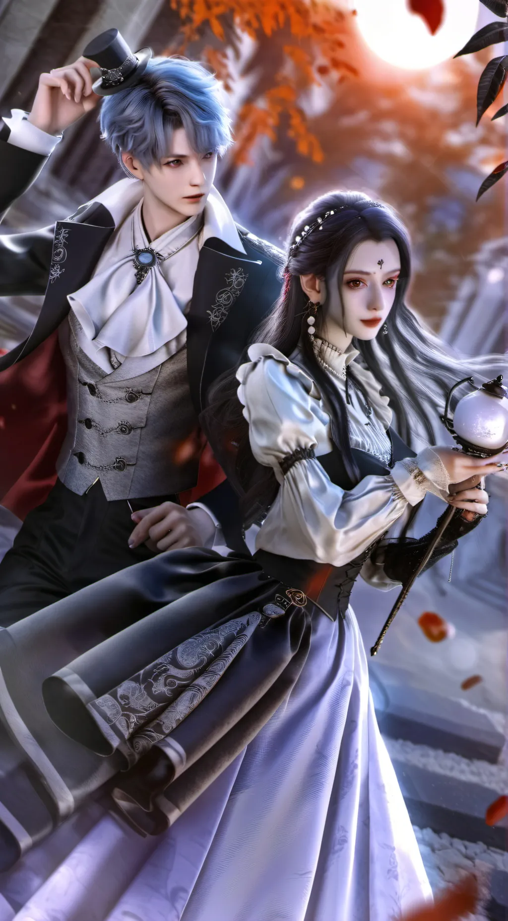 ai character: Phantom background