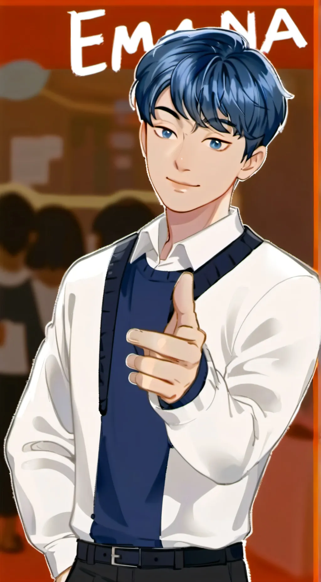 ai character: Ryan  background