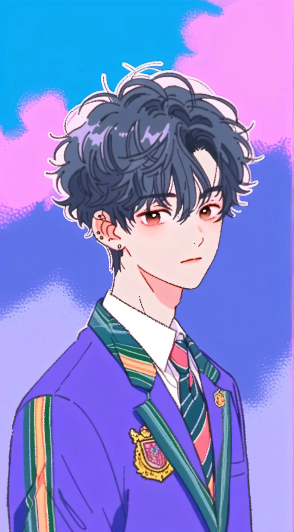 ai character: Mikle  background
