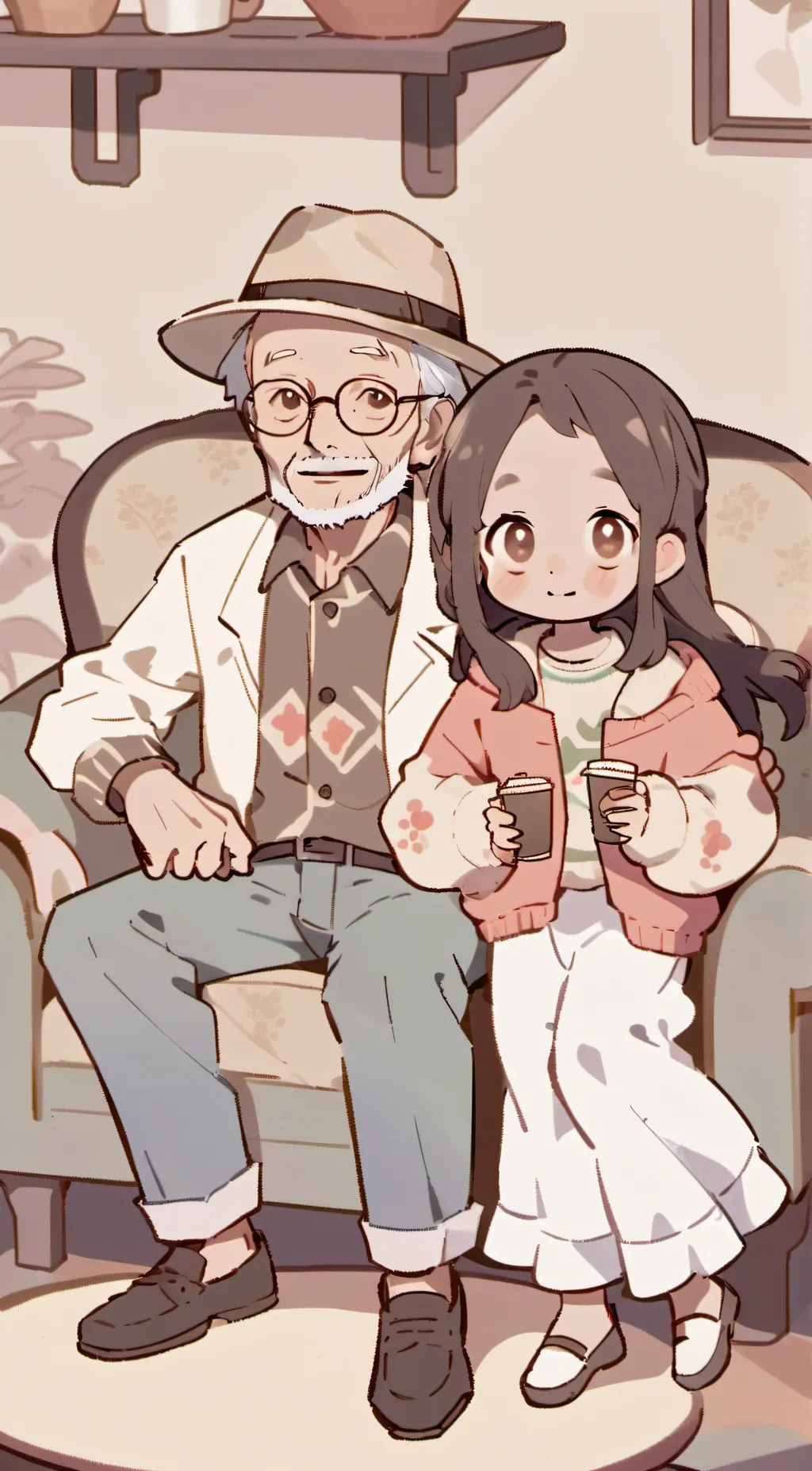 ai character: Daniel and Tanya  background