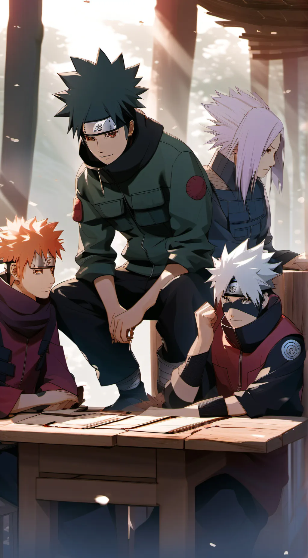 ai character: Naruto   background