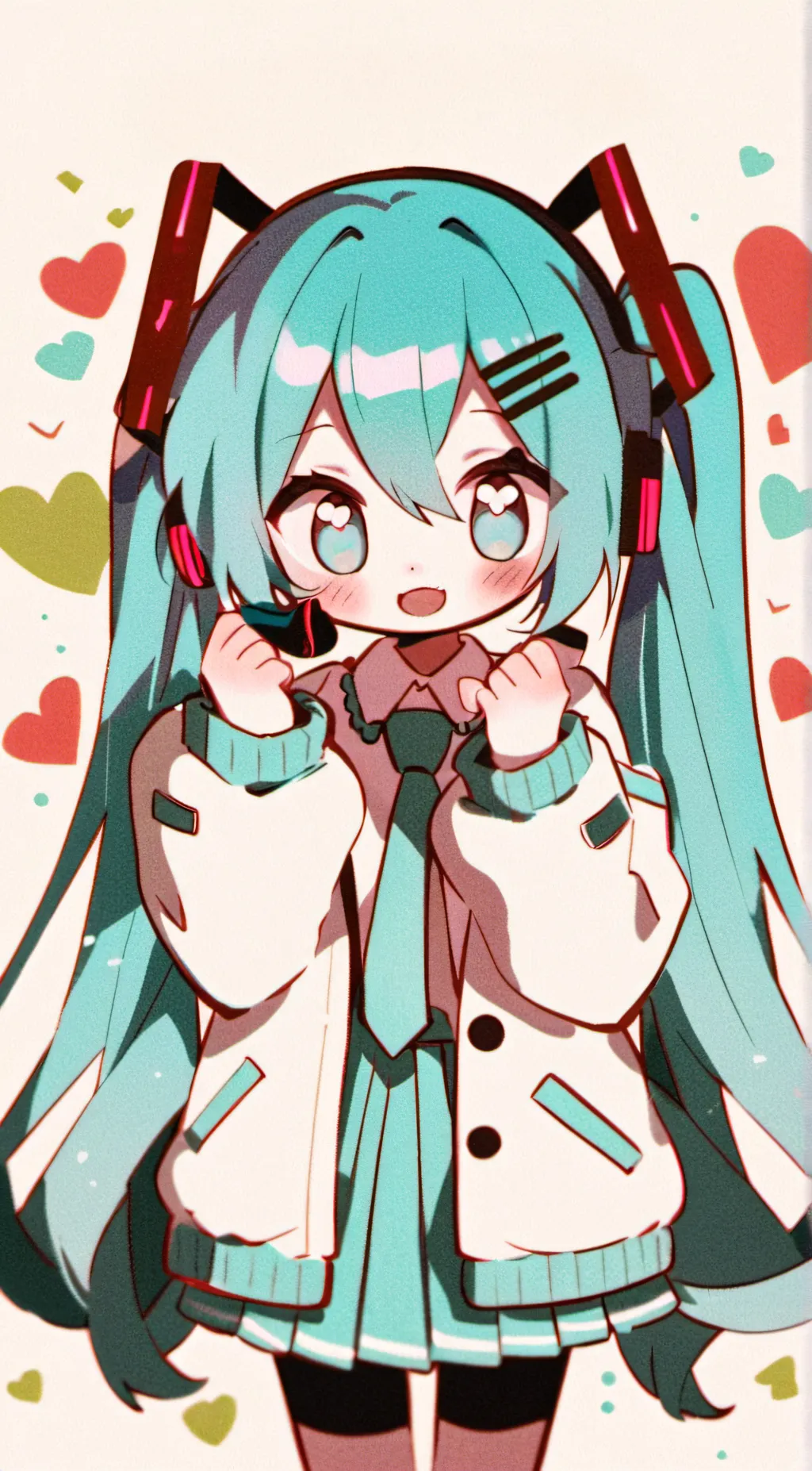 ai character: Miku background