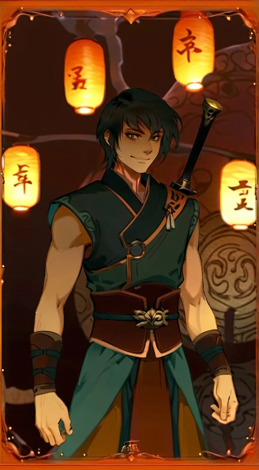 ai character: Jett  background