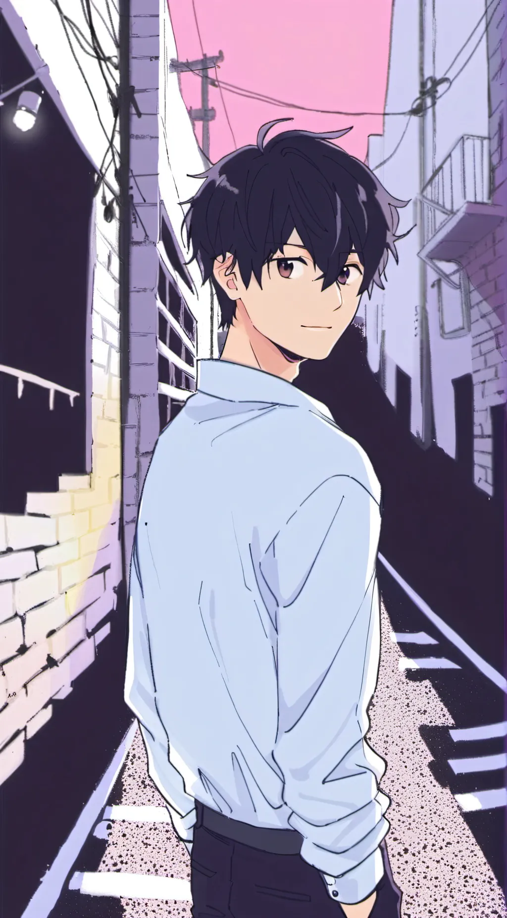 ai character: Alex and Bakugo background