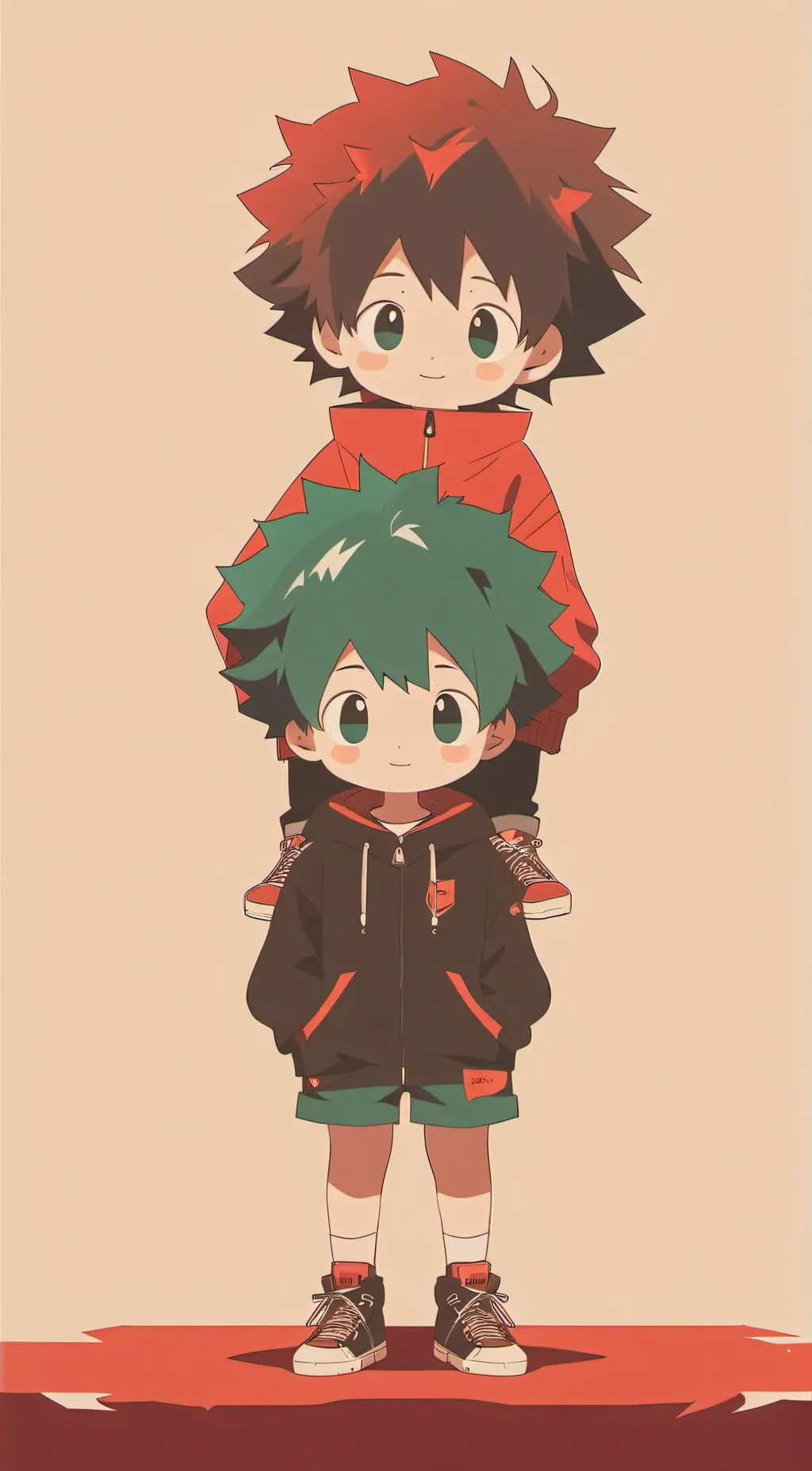 ai character: mha  background