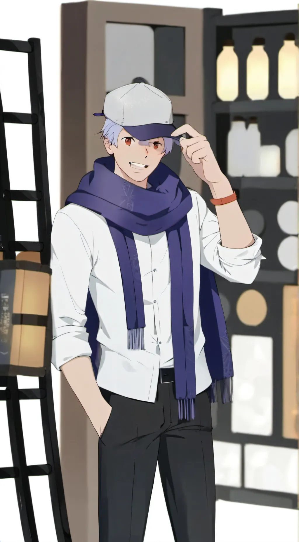 ai character: manequin jim x wlt background