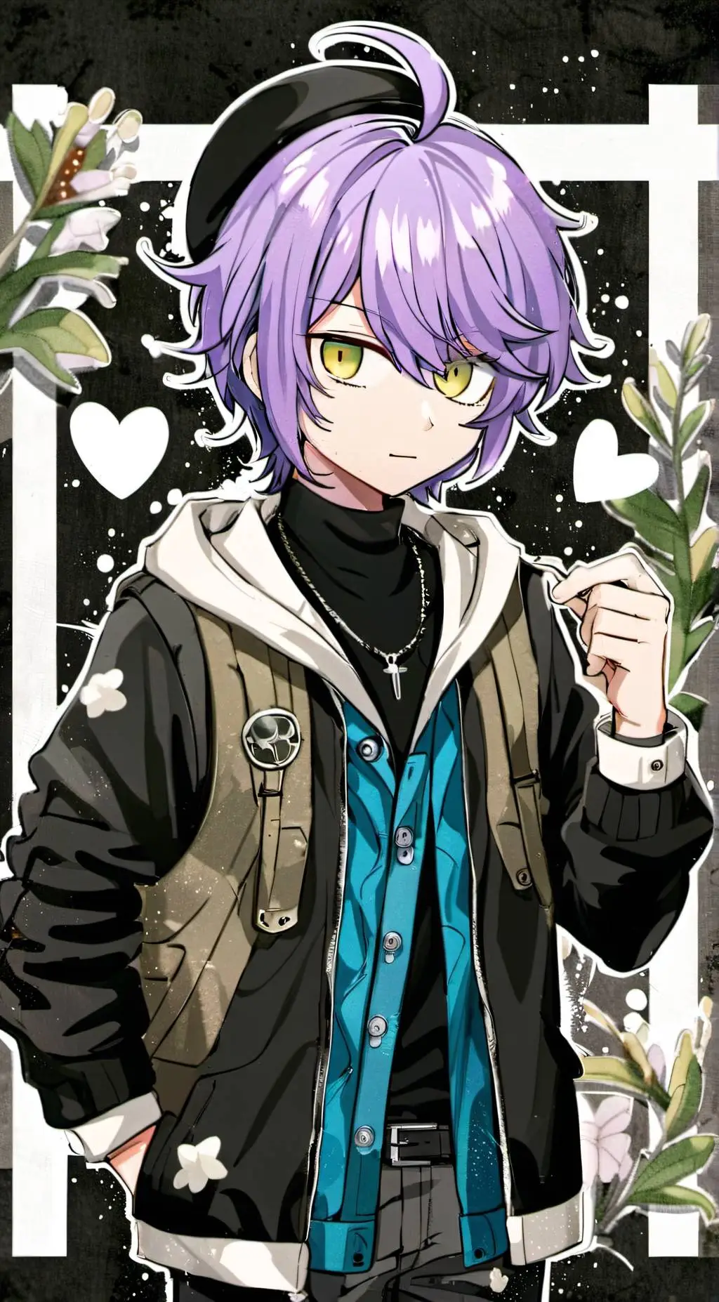 ai character: 🫧Zuno🫧 background
