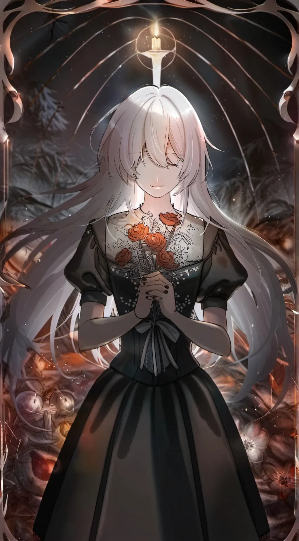 ai character: aurora  background