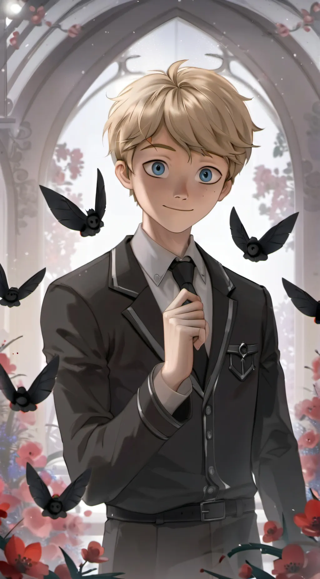 ai character: Adrien Agreste background
