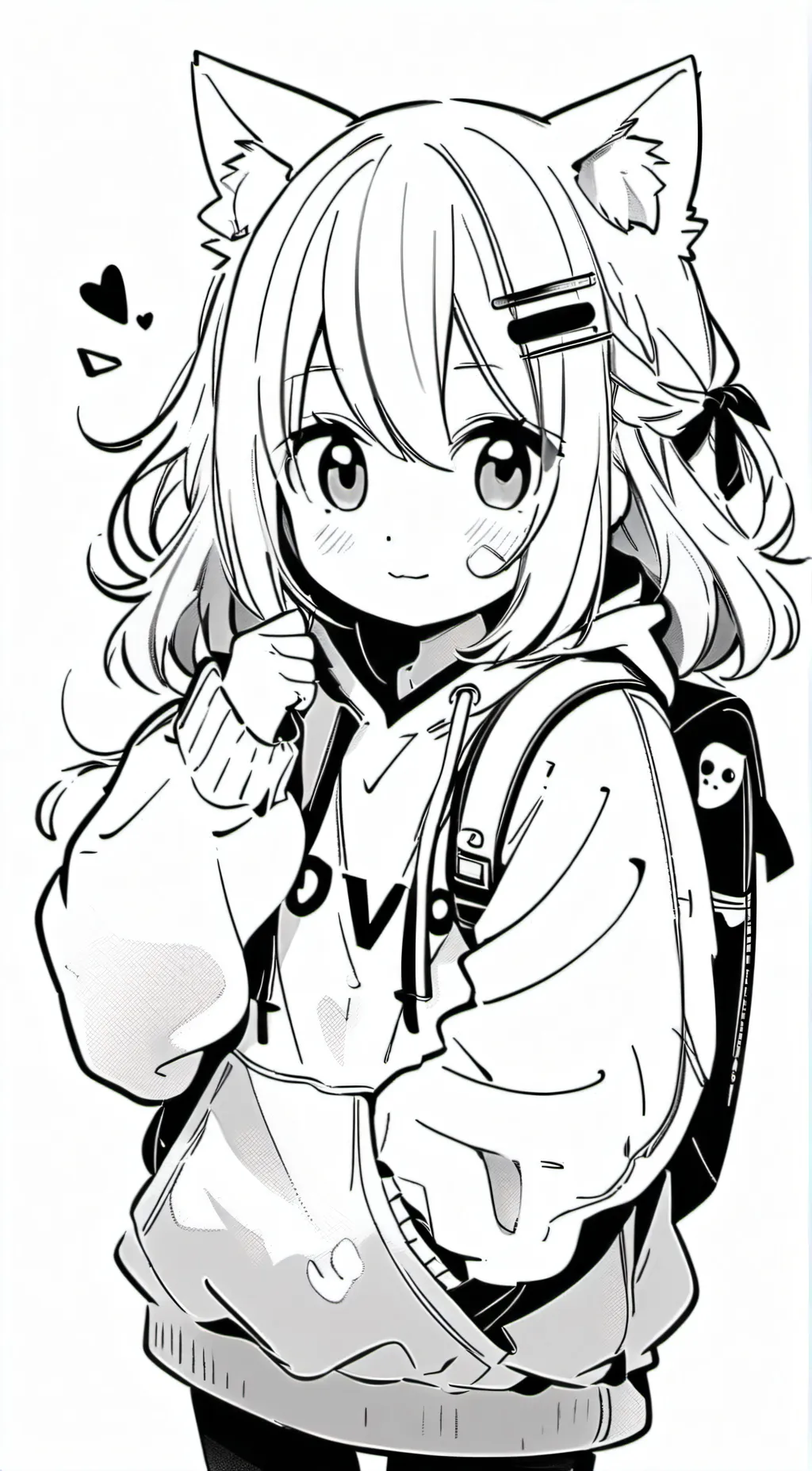 ai character: fluff background
