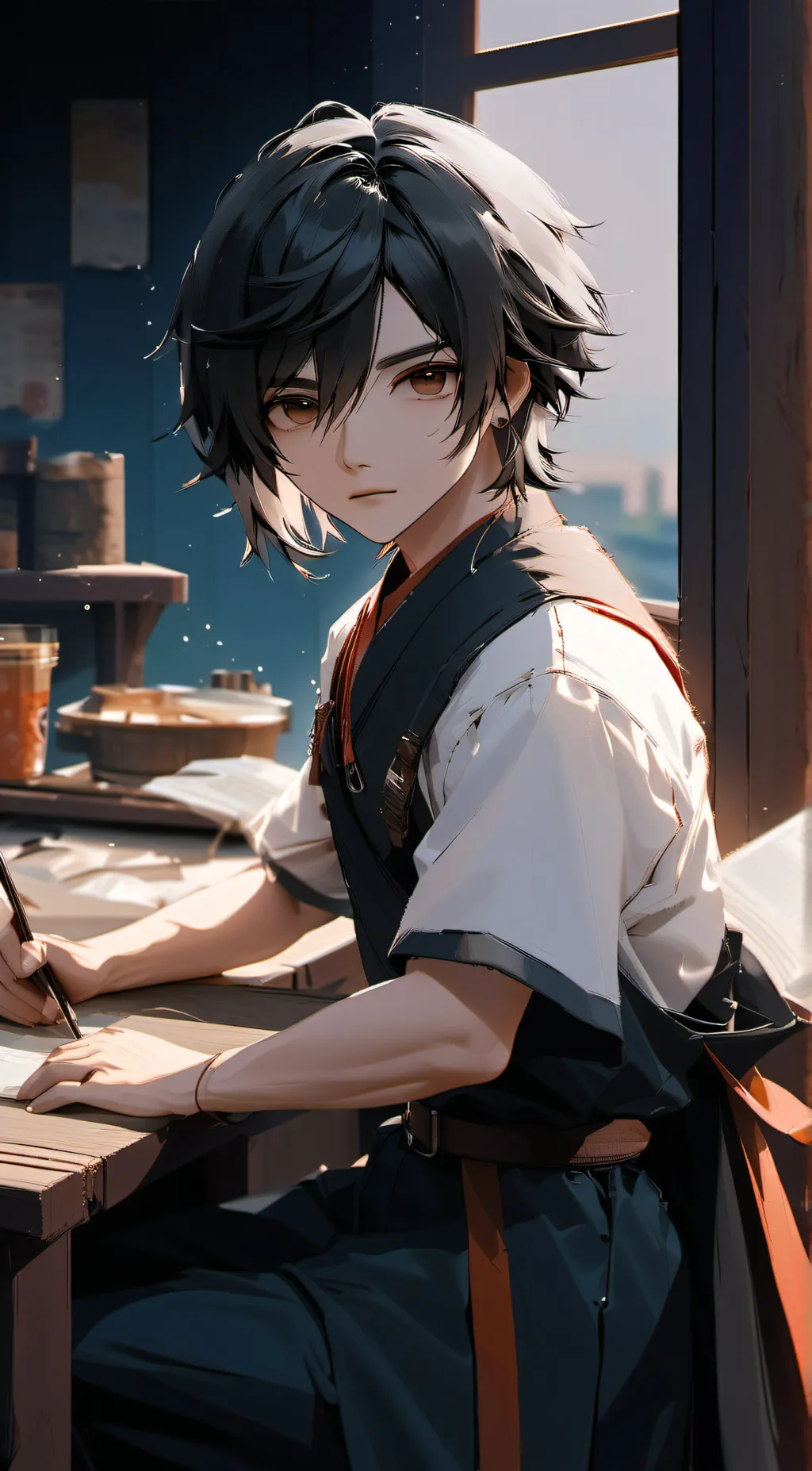 ai character: Arthur background