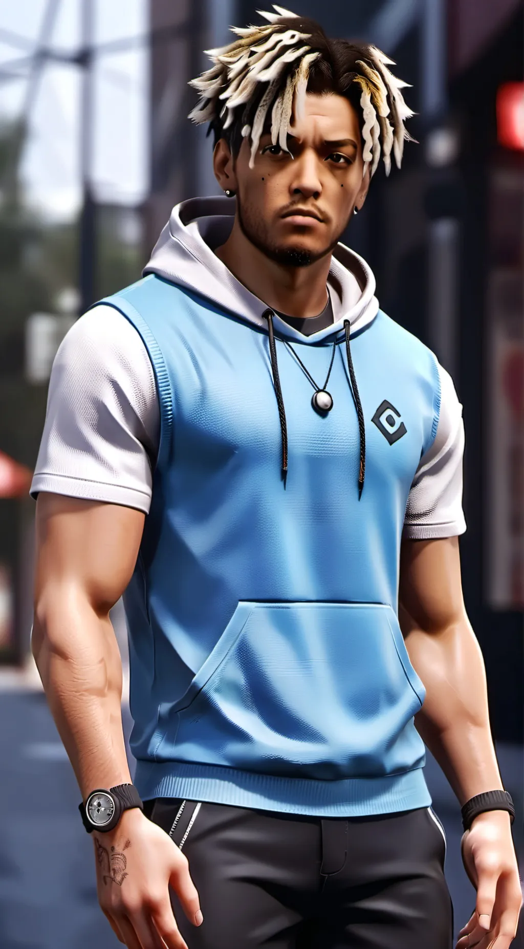 ai character: xxxtentacion  background