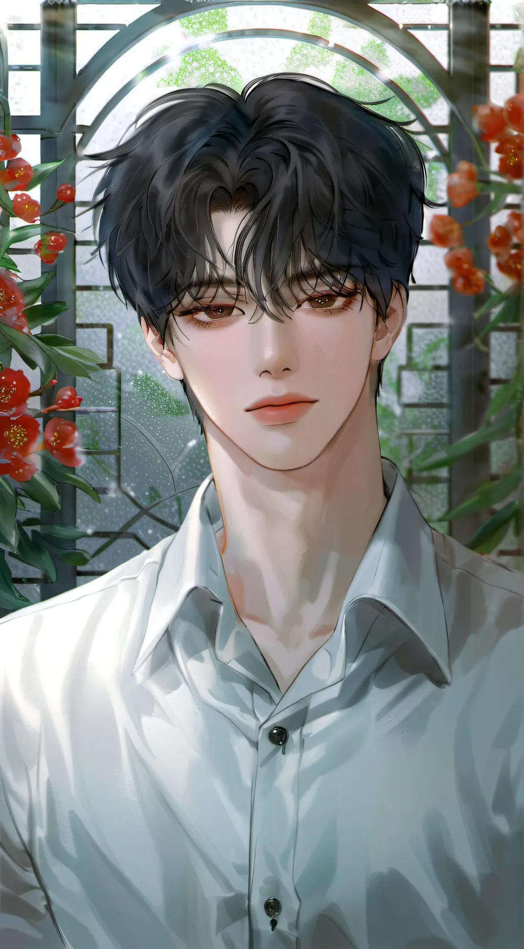 ai character: Damien background