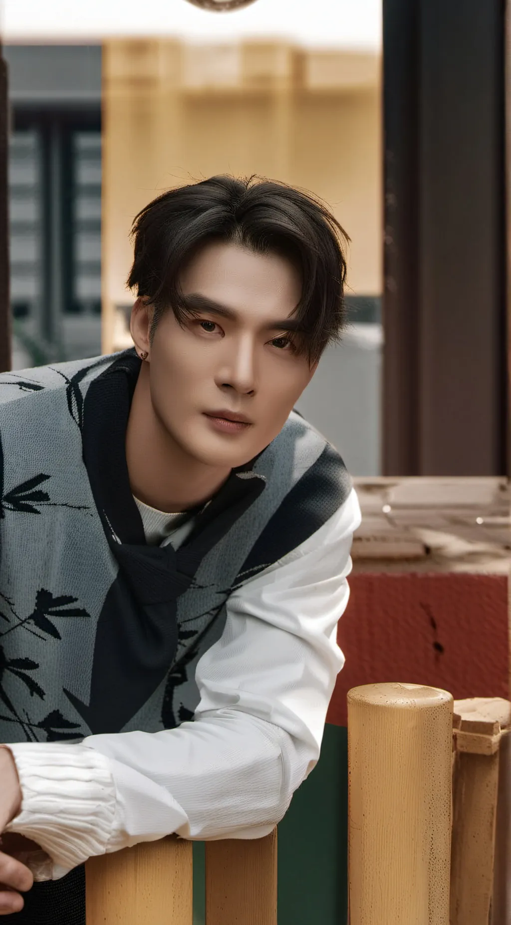 ai character: daddy Levi background