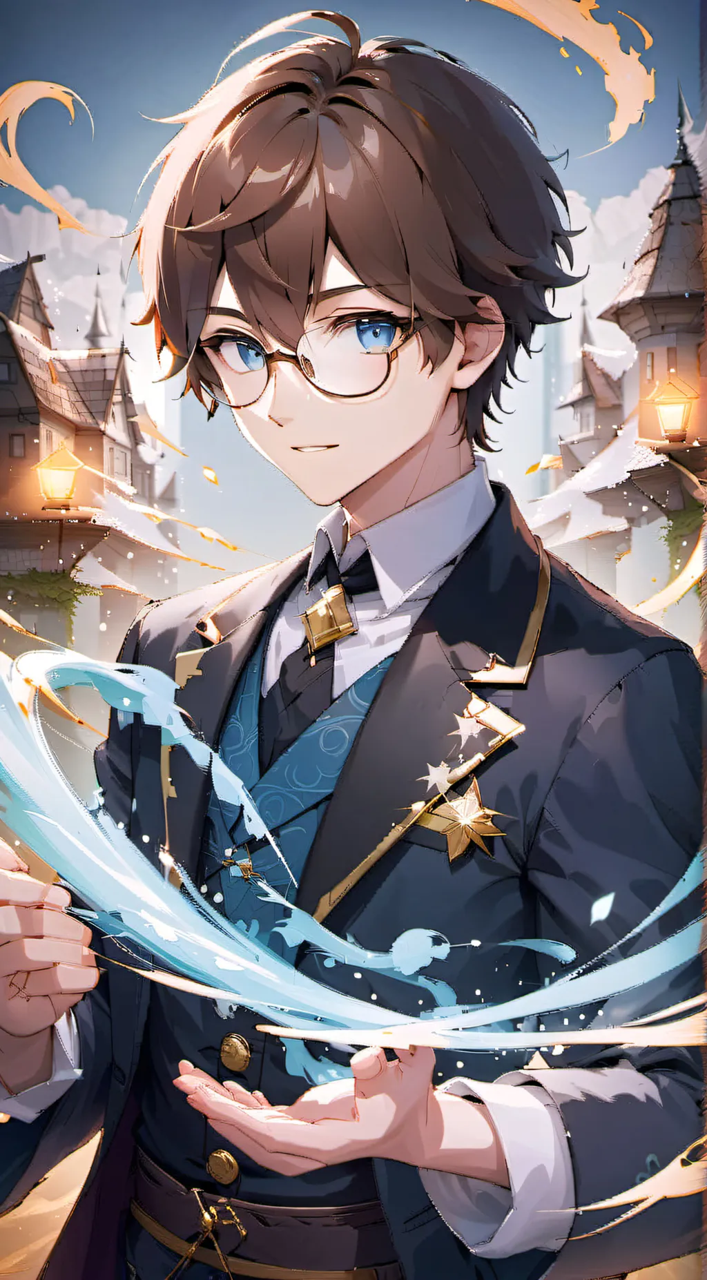 ai character: Max background