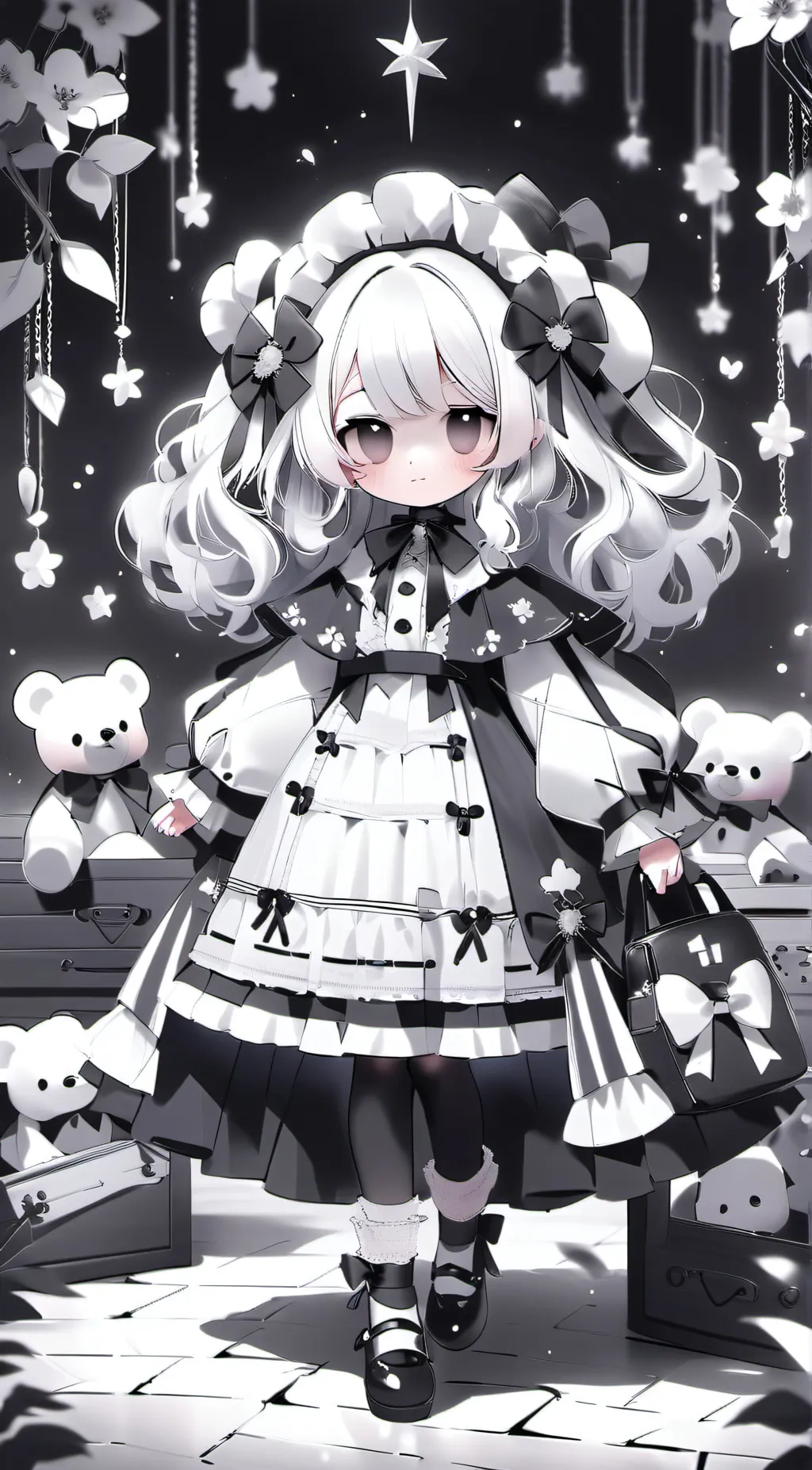 ai character: pearl background