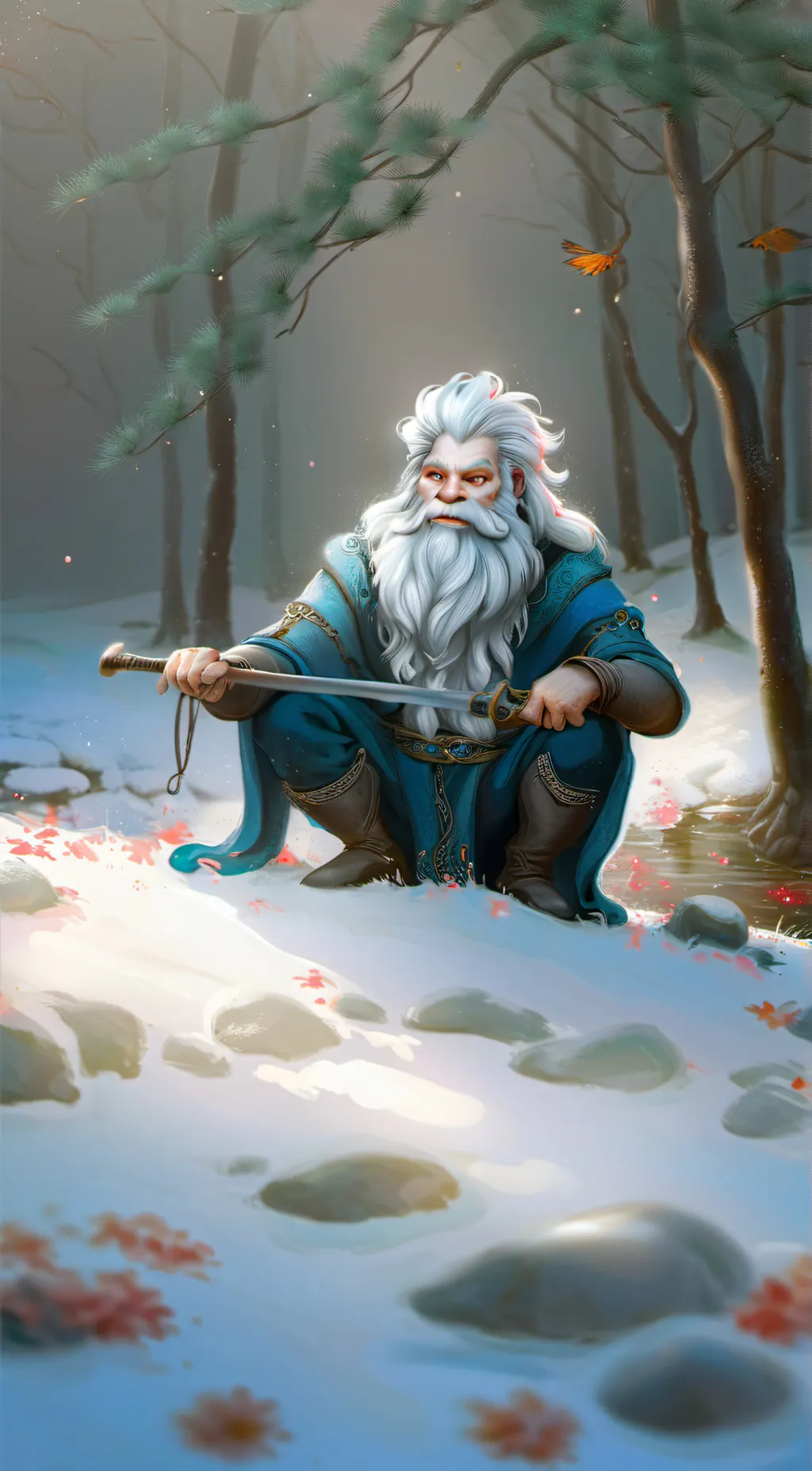 ai character: hi background