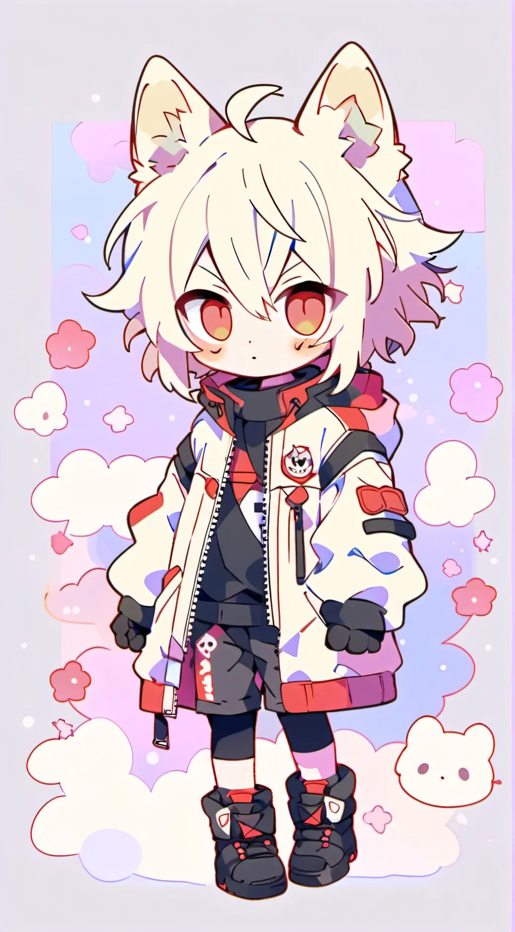 ai character: MHA Amoung us background