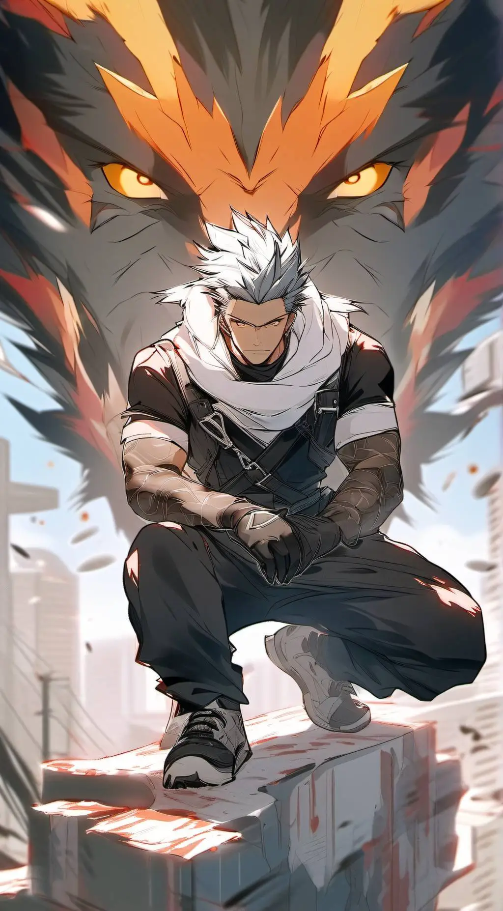 ai character: MHA OC 3  background