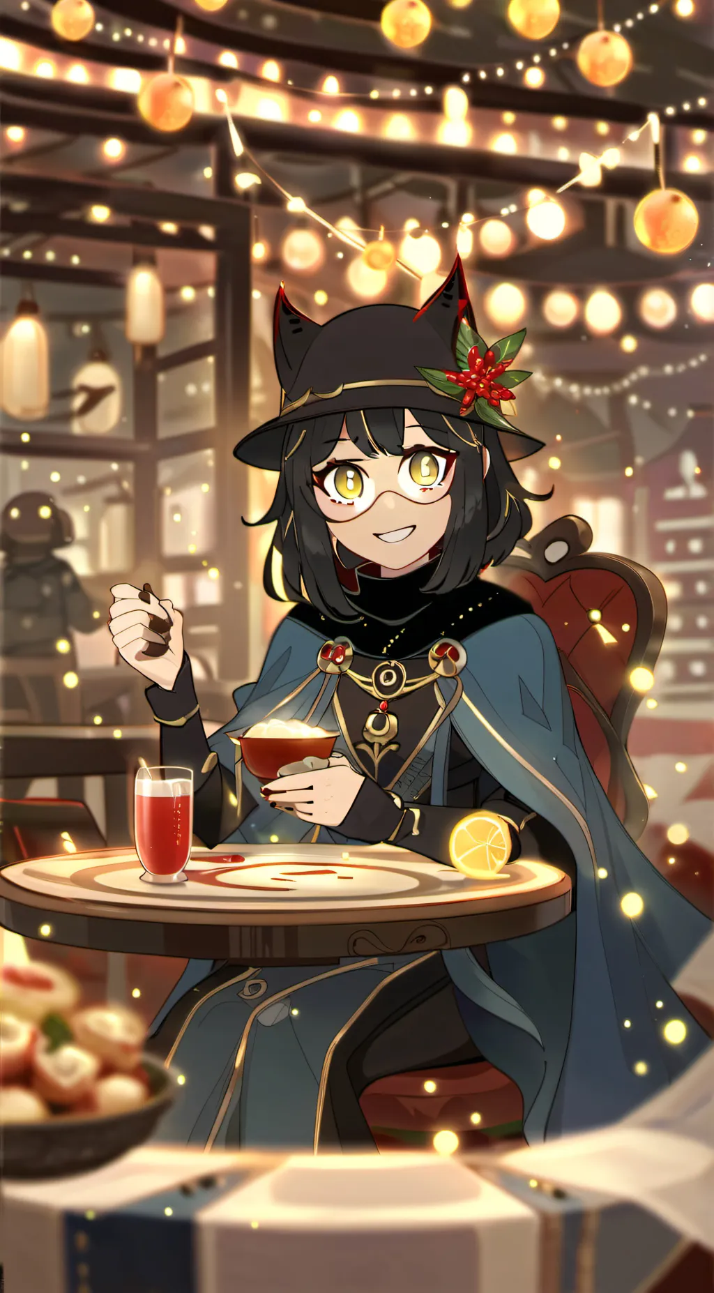 ai character: Melody background