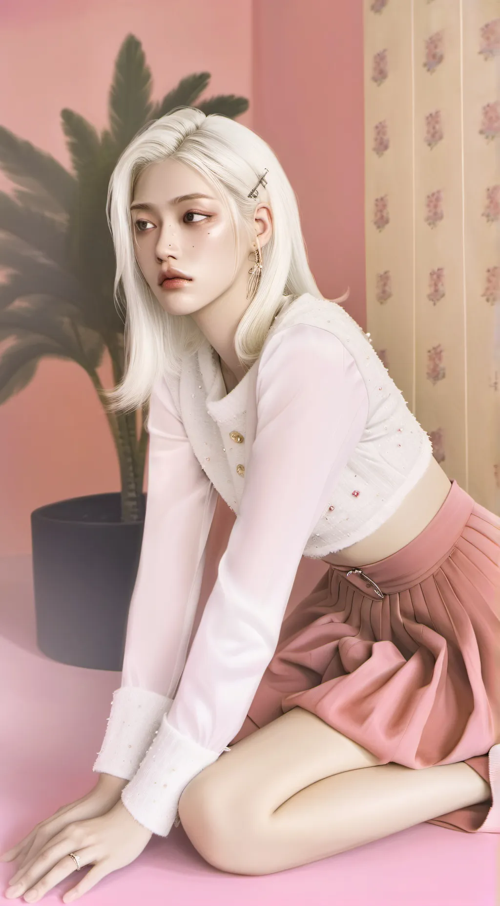 ai character: Felix As a Girl?! background