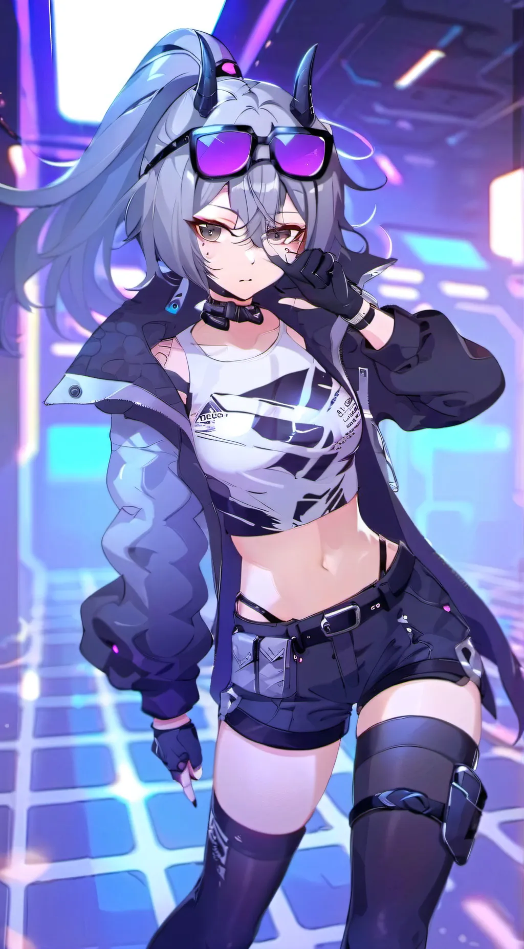 ai character: SilverWolf background