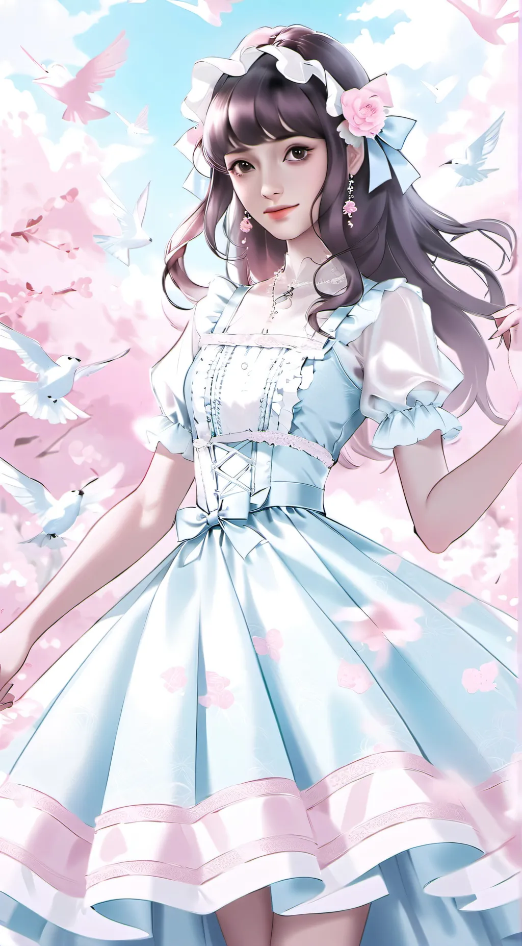 ai character: Tag you're it background