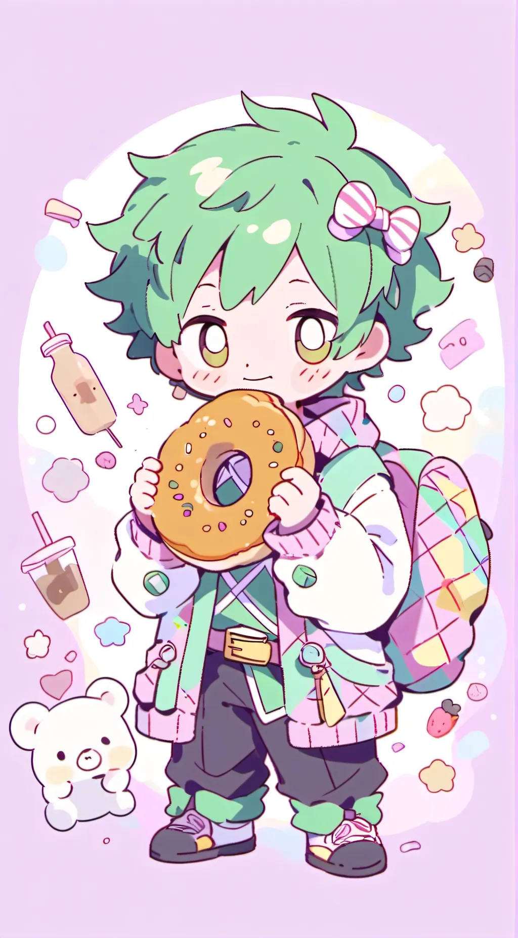 Talkie AI - Chat with DEKU EATIN A BAGEL