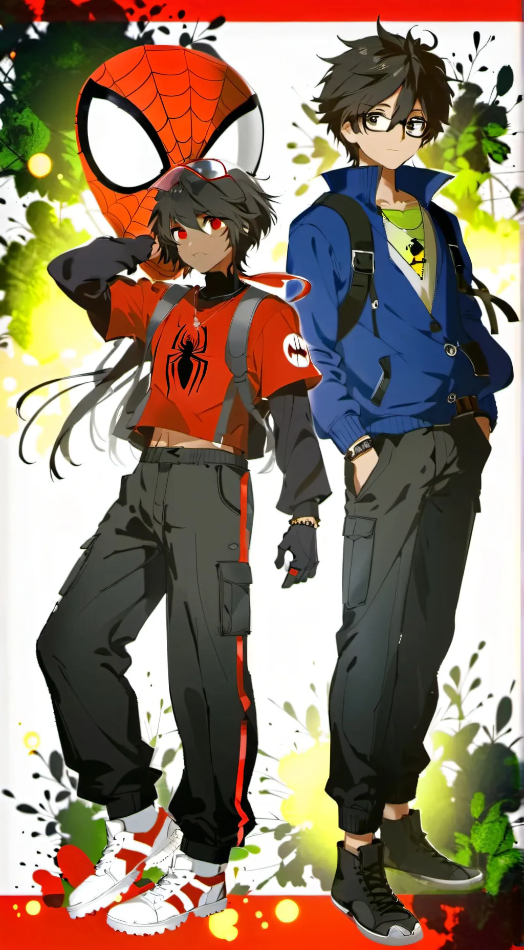 ai character: spiderman siblings background