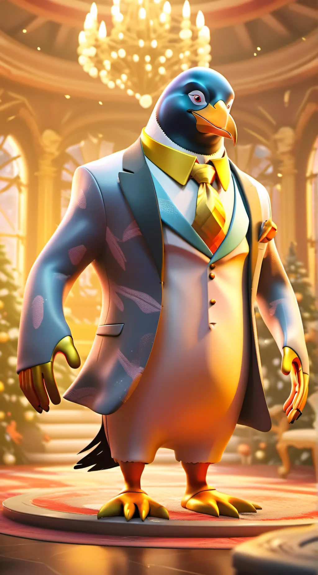 ai character: Penguin (Fnac) background