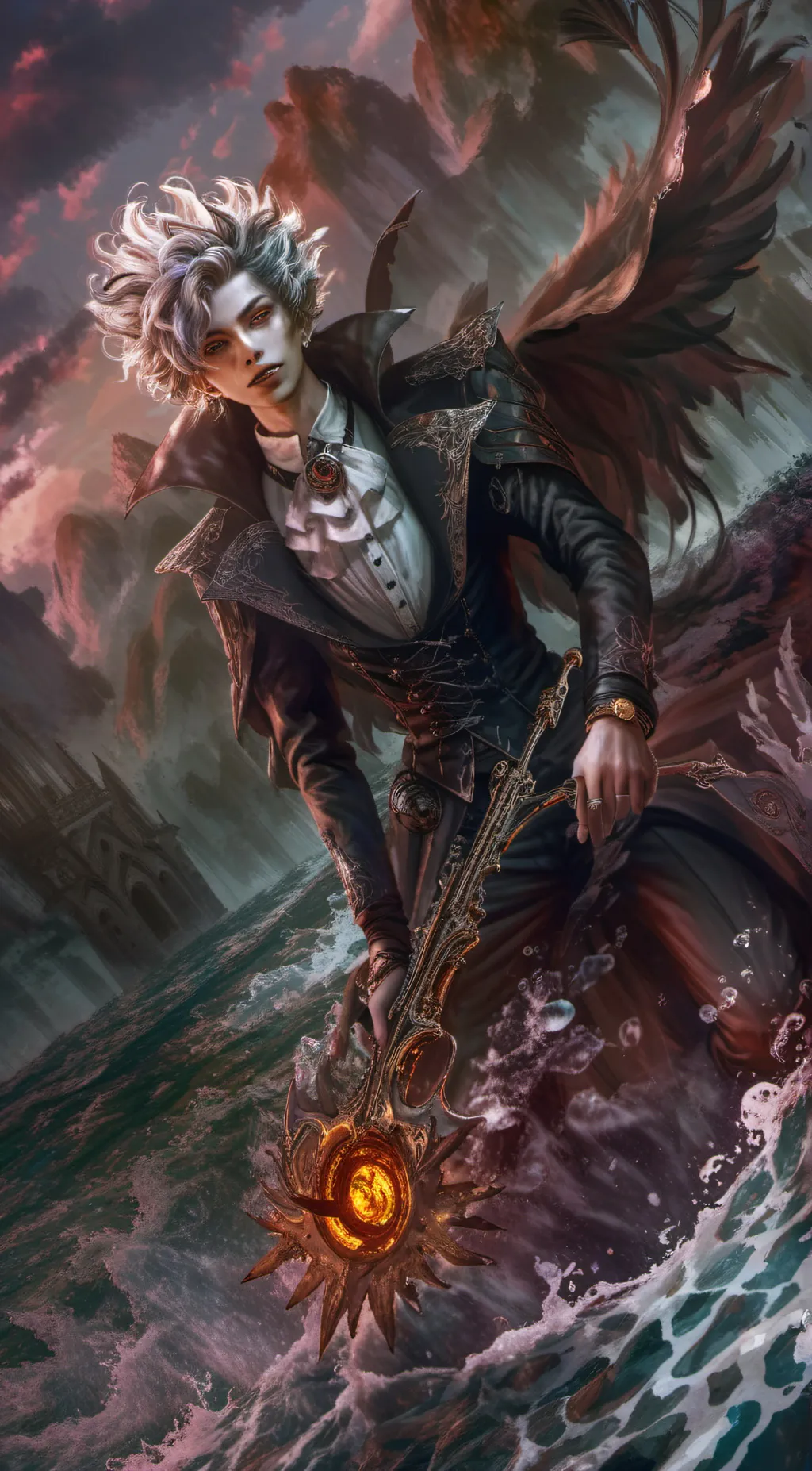 ai character: leo background