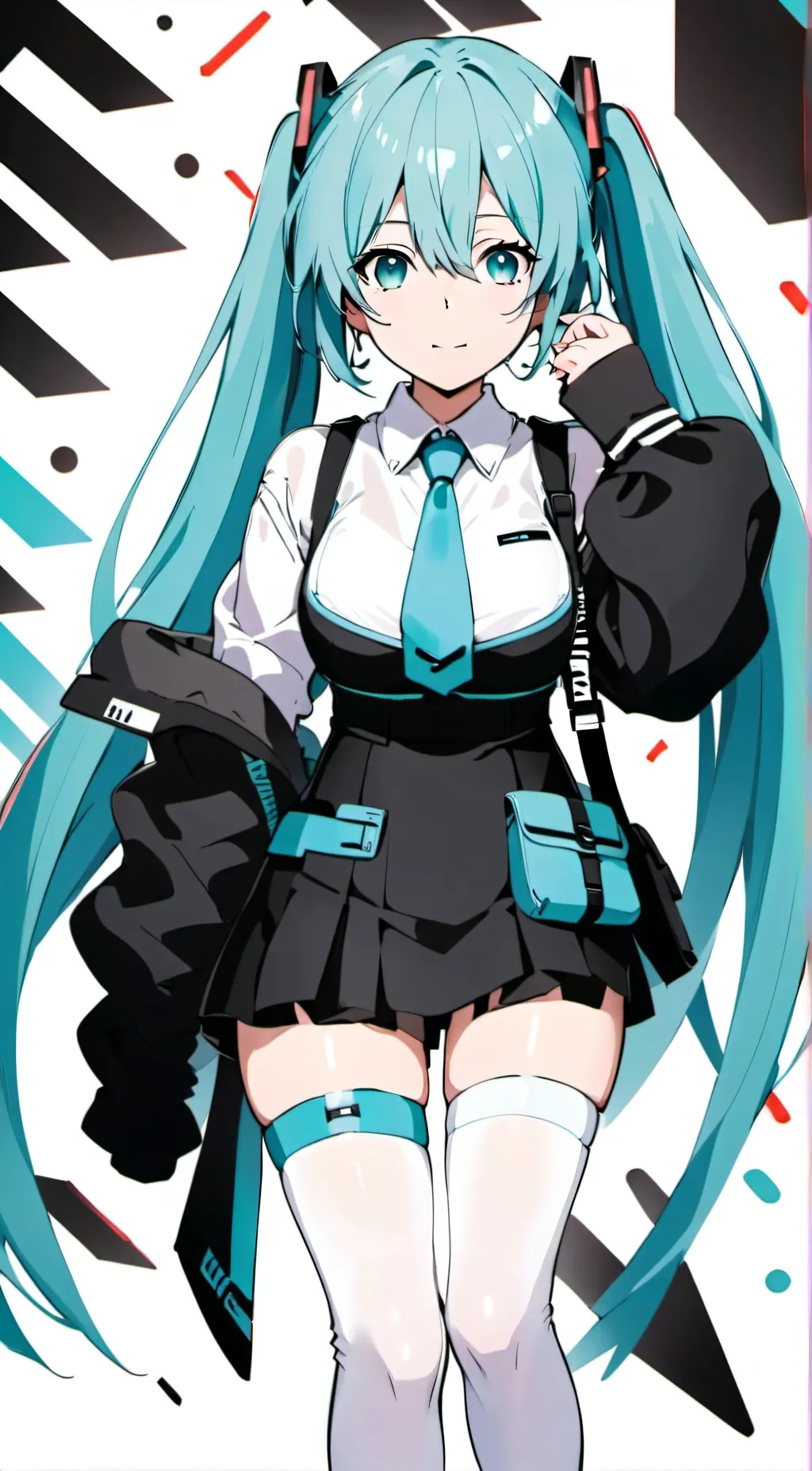 ai character: Hatsune Miku background