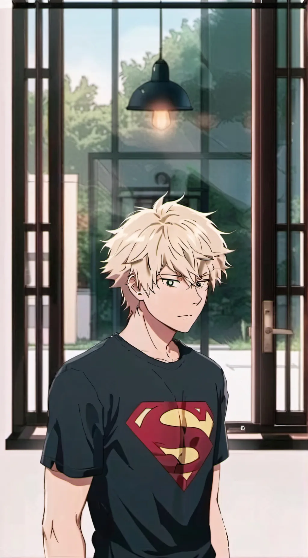 ai character: Katsuki Bakugo background