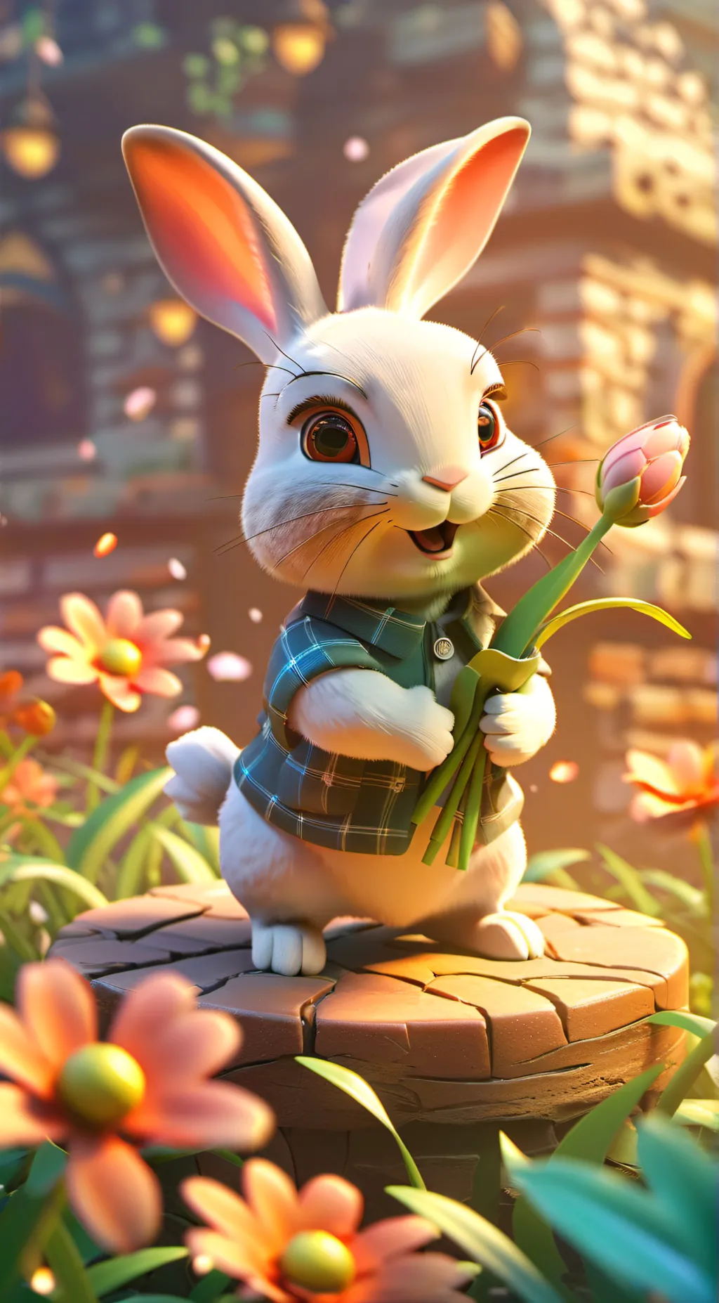 ai character: Bunny  background