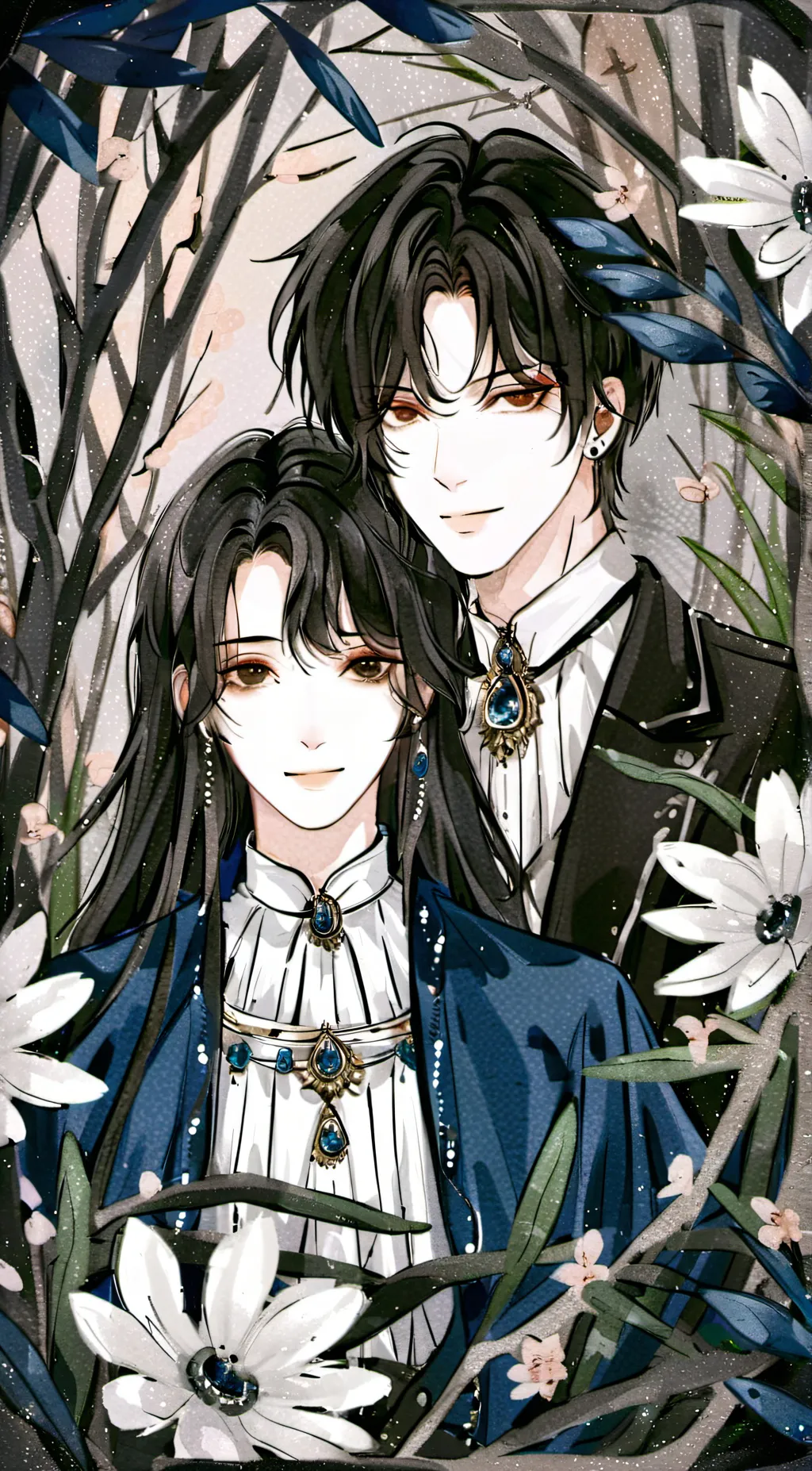 ai character: leo and Sofia  background