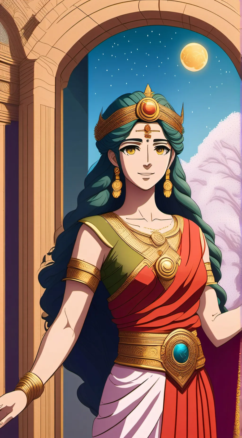 ai character: Hera background