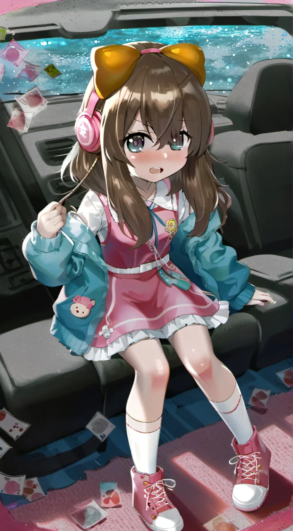 ai character: Marie adopt kid background