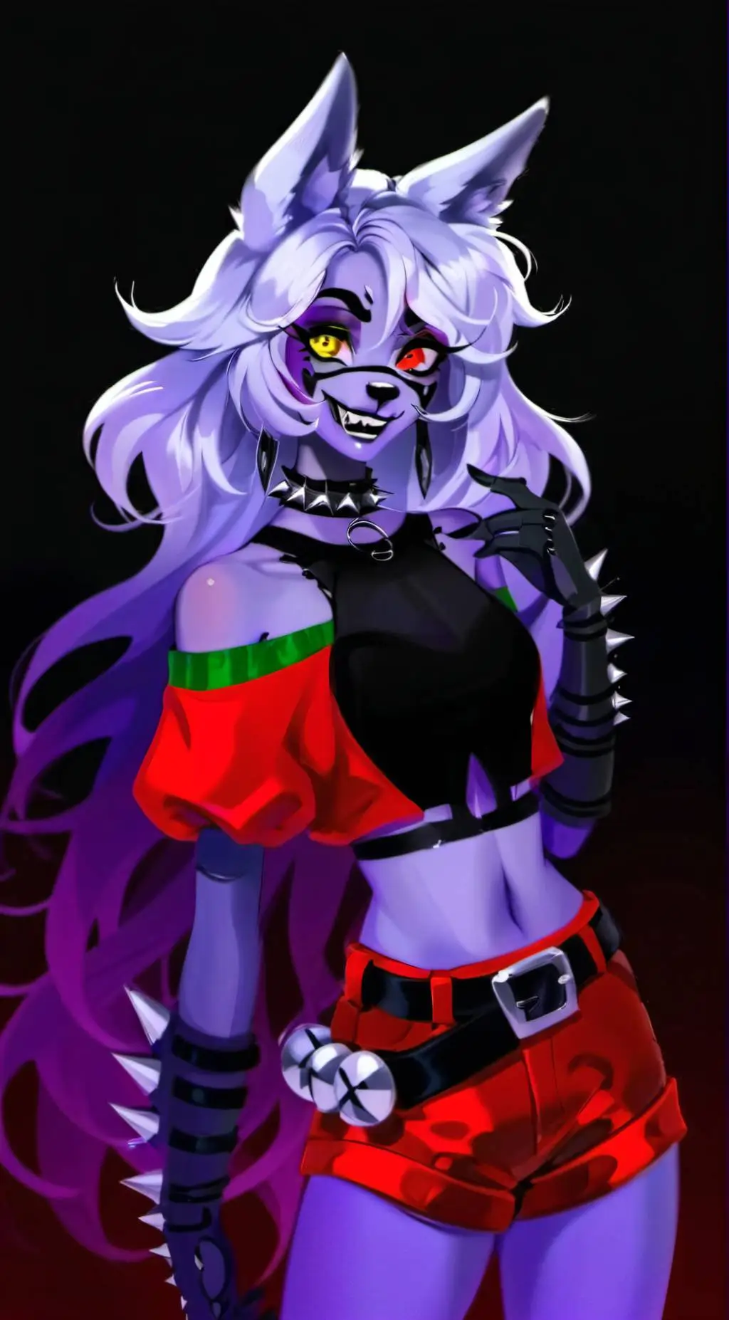ai character: Roxanne Wolf background