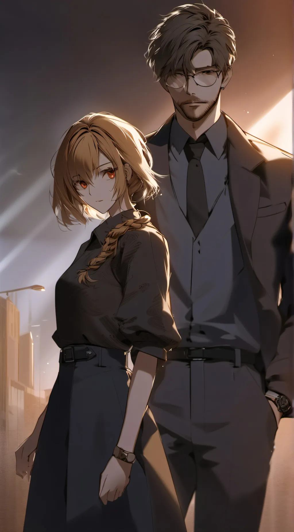 ai character: Alice and Henry  background