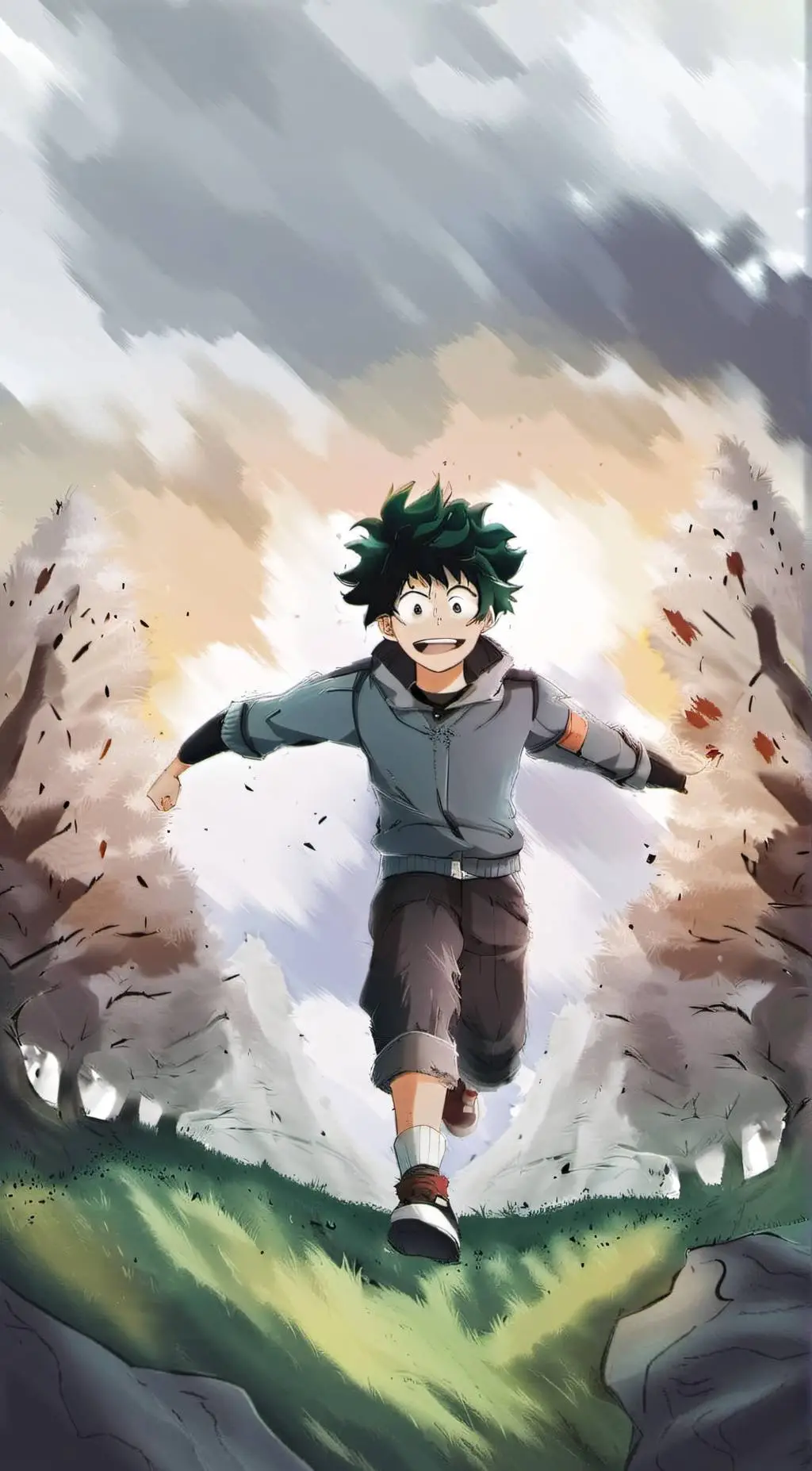 ai character: Deku background