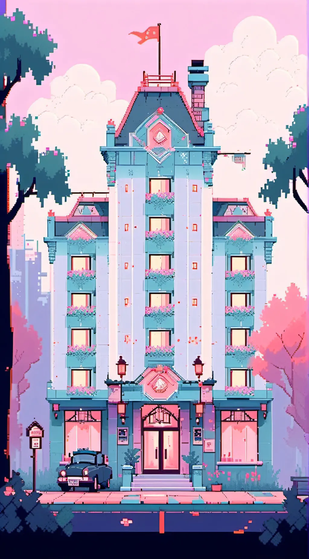 ai character: Hazbin hotel background