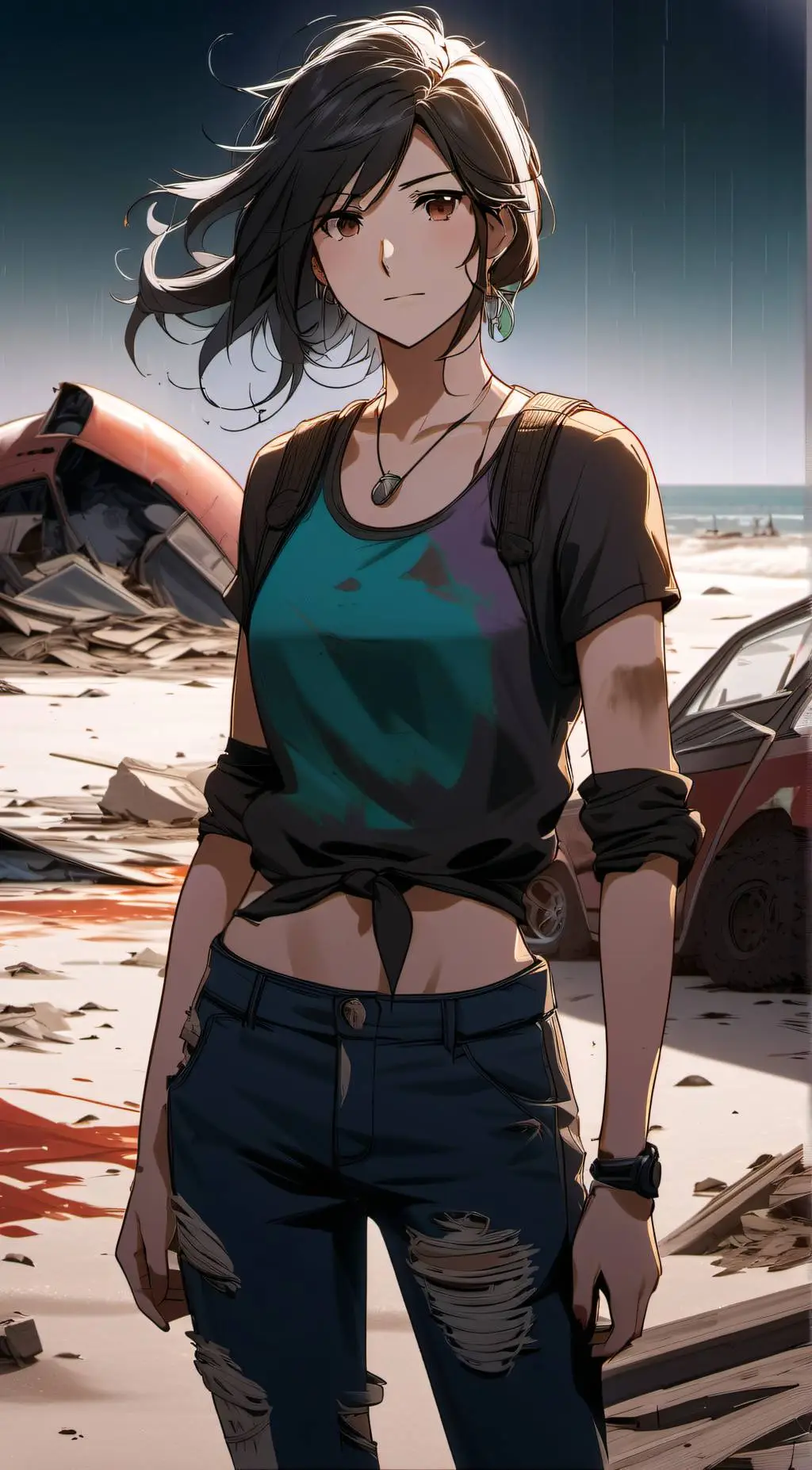 ai character: Amanda background