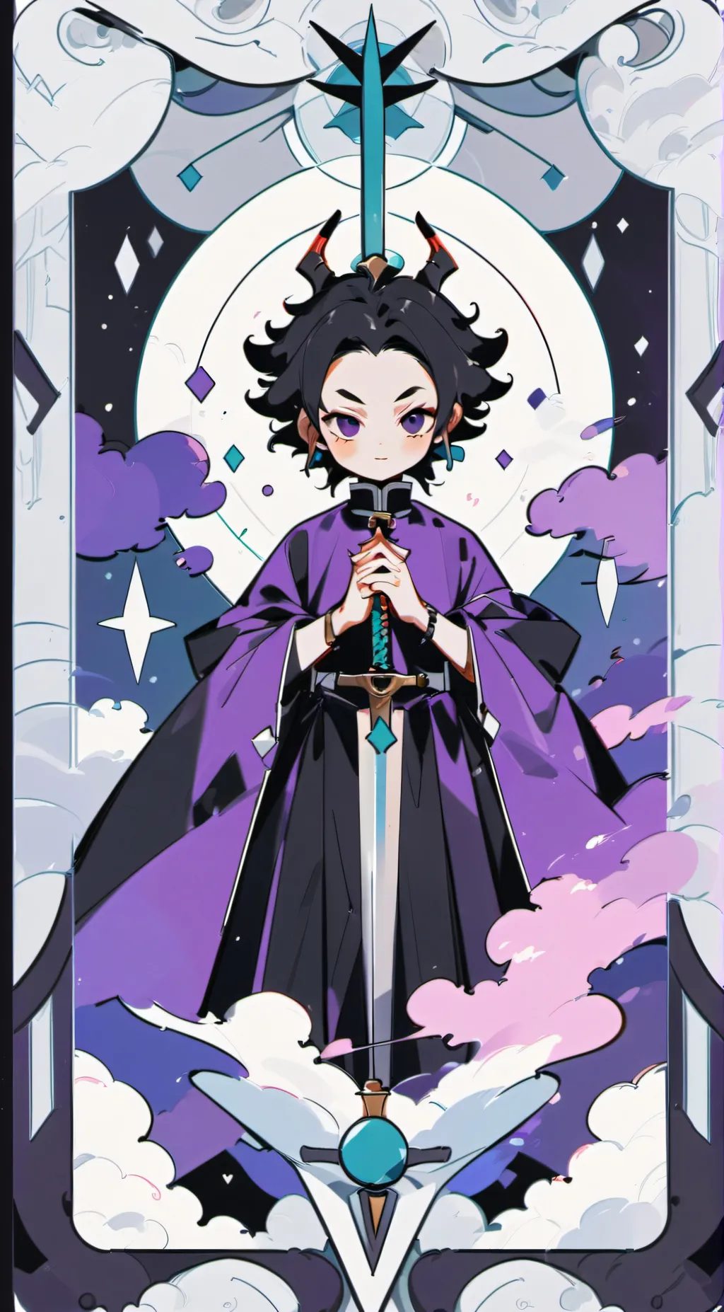 ai character: demon slayer! background